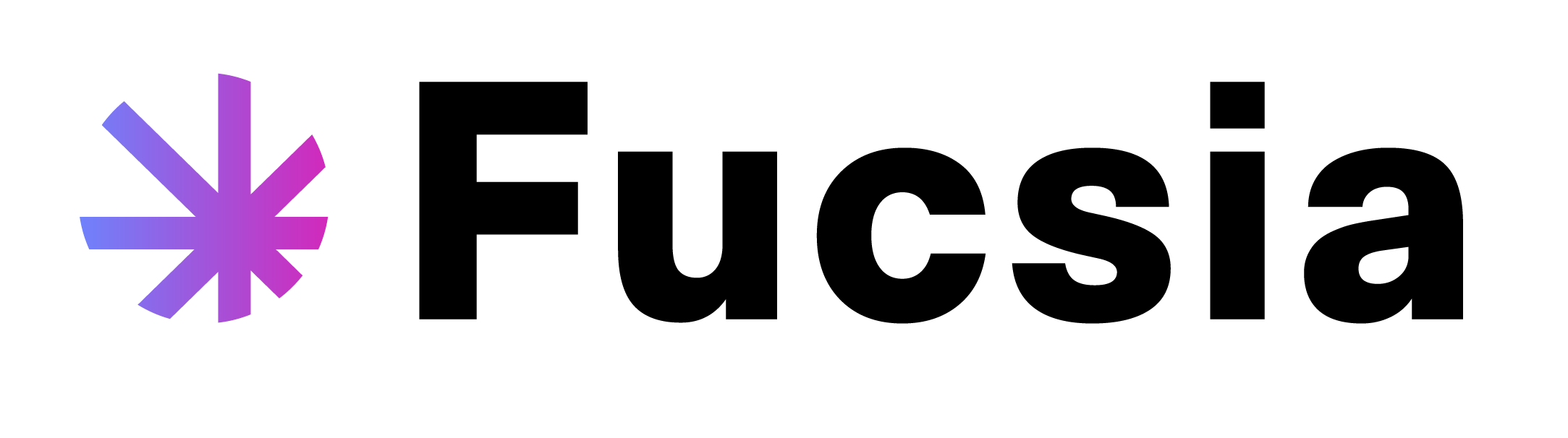 Fucsia Design Logo Black